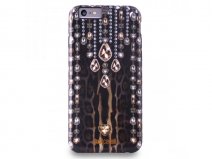 Just Cavalli Leopard Crystals Case - iPhone 6/6s hoesje