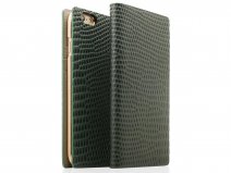SLG Design D3 Lizard Groen Leer - iPhone 6/6s hoesje