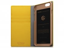 SLG Design D5 CSL Bookcase Geel - Leren iPhone 6/6s hoesje