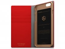 SLG Design D5 CSL Bookcase Rood - Leren iPhone 6/6s hoesje