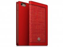 SLG Design D5 CSL Bookcase Rood - Leren iPhone 6/6s hoesje