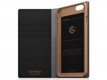 SLG Design D5 CSL Bookcase Zwart - Leren iPhone 6/6s hoesje