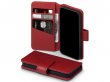 CaseBoutique Leather Wallet Rood Leer - iPhone 12 Mini hoesje