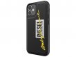 Diesel Embroided Case Zwart/Lime - iPhone 12 Mini hoesje