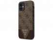 Guess 4G Triangle Case Bruin - iPhone 12 Mini hoesje