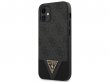 Guess 4G Triangle Case Grijs - iPhone 12 Mini hoesje