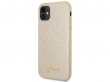 Guess Love Script Case Goud - iPhone 12 Mini hoesje