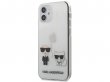 Karl Lagerfeld & Choupette Clear Case - iPhone 12 Mini hoesje