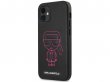 Karl Lagerfeld Ikonik Outline Case Roze - iPhone 12 Mini hoesje