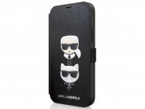 Karl Lagerfeld & Choupette Bookcase - iPhone 12 Mini hoesje