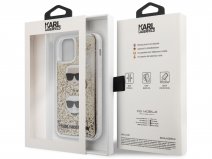 Karl Lagerfeld Choupette Glitter Case Goud - iPhone 12 Mini hoesje