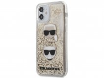 Karl Lagerfeld Choupette Glitter Case Goud - iPhone 12 Mini hoesje