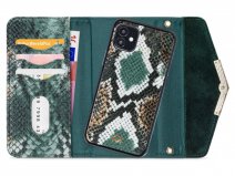 Mobilize Elegant Magnet Clutch Green Snake - iPhone 12 Mini Hoesje