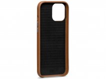 Sena Leather Skin Case Bruin - iPhone 12 Mini Hoesje Leer