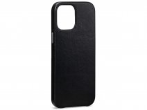 Sena Leather Skin Case Zwart - iPhone 12 Mini Hoesje Leer
