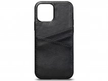 Sena Lugano Wallet Zwart - iPhone 12 Mini Hoesje Leer