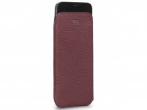 Sena Ultraslim Sleeve Rood Leer - iPhone 12 Mini hoesje