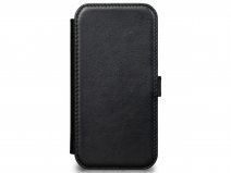 Sena Walletbook Classic Zwart - iPhone 12 Mini Hoesje Leer