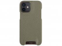 Vaja Grip MagSafe Leather Case Groen - iPhone 12 Mini Hoesje Leer