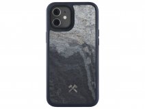 Woodcessories EcoBump Stone - iPhone 12 Mini hoesje van Steen