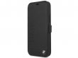 BMW Signature Bookcase Zwart Leer - iPhone 12/12 Pro hoesje