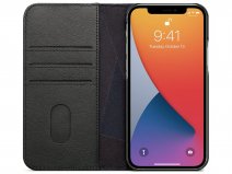 Decoded Leather Wallet Case Zwart Leer - iPhone 12/12 Pro Hoesje