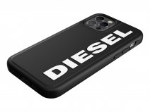 Diesel Logo Case Zwart - iPhone 12/12 Pro hoesje