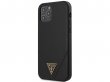 Guess Saffiano Case Zwart - iPhone 12/12 Pro hoesje
