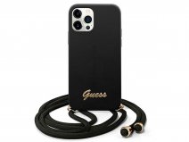 Guess Necklace Case Zwart - iPhone 12/12 Pro hoesje