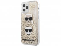 Karl Lagerfeld Choupette Glitter Case Goud - iPhone 12/12 Pro hoesje