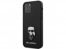 Karl Lagerfeld Ikonik Metal Case - iPhone 12/12 Pro hoesje