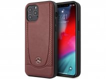 Mercedes-Benz Urban Leather Case Rood - iPhone 12/12 Pro hoesje