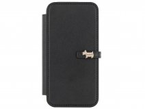 Radley London Embellished Folio Case Zwart - iPhone 12 / 12 Pro Hoesje