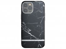 Richmond & Finch Black Marble Case - iPhone 12/12 Pro hoesje