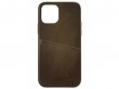 Senza Desire Card Case Burned Olive - iPhone 12/12 Pro hoesje Leer
