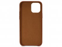 Senza Desire Card Case Burned Cognac - iPhone 12/12 Pro hoesje Leer