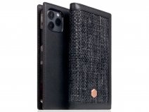 SLG Design D5 CSL Zwart Leer - iPhone 12/12 Pro hoesje