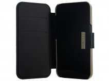 Ted Baker Black Croco Folio Case - iPhone 12/12 Pro Hoesje