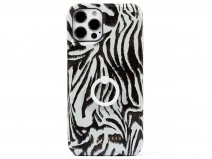 Ted Baker Croco Fingerloop Case Zebra - iPhone 12/12 Pro Hoesje