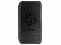 Ted Baker Magnolia Mirror Folio Case Zwart - iPhone 12/12 Pro Hoesje