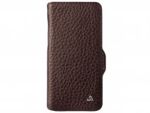 Vaja Wallet Agenda Case Bruin - iPhone 12/12 Pro Hoesje Leer
