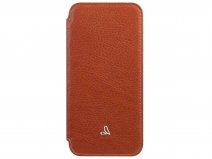 Vaja Nuova Pelle MagSafe Leather Case Cognac - iPhone 12/12 Pro Hoesje