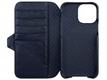 Vaja Wallet Agenda MagSafe Case Blauw - iPhone 12/12 Pro Hoesje Leer
