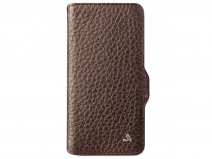 Vaja Wallet Agenda MagSafe Case Bruin - iPhone 12/12 Pro Hoesje Leer