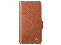 Vaja Wallet Agenda MagSafe Case Cognac - iPhone 12/12 Pro Hoesje Leer