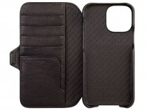 Vaja Wallet Agenda MagSafe Case Zwart - iPhone 12/12 Pro Hoesje Leer