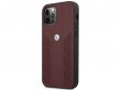 BMW Signature Leather Seat Case Rood - iPhone 12 Pro Max hoesje