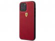 Ferrari Perforated PU Case Rood - iPhone 12 Pro Max Hoesje
