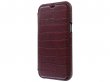 Graffi Oyster Croco Rood Leer - iPhone 12 Pro Max hoesje