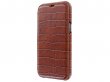 Graffi Oyster Croco Cognac Leer - iPhone 12 Pro Max hoesje